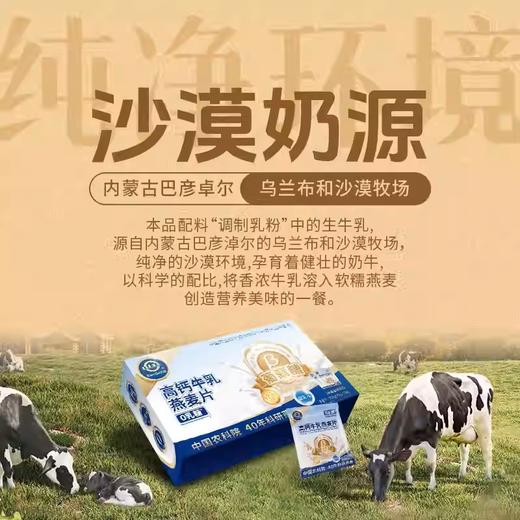 中国农科院高钙牛乳燕麦片热饮即食牛奶燕麦营养健康早餐速溶麦片 商品图2