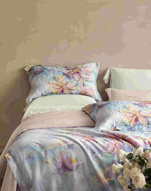 绎生活奥勒印花四件套 | 面料柔软亲肤、透气性佳、印花设计清新雅致 商品图2