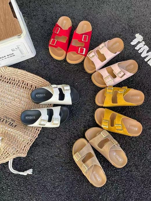 凯撒 真皮勃肯拖鞋KS1831 商品图1