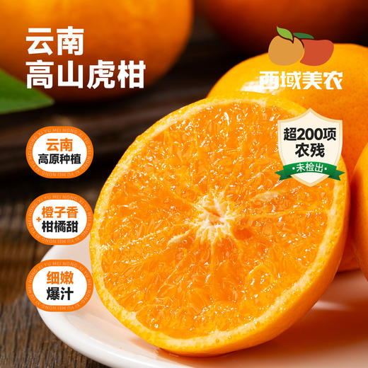 云南高原虎柑4 斤礼盒装  新鲜采摘发货，酸甜汁水足！中通 商品图0