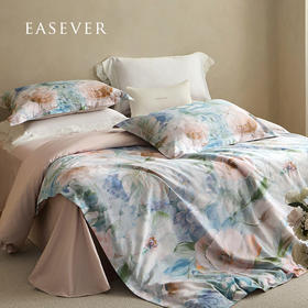 绎生活维侬沃德全棉印花四件套 | 面料细腻柔软亲肤、印花设计独特雅致、为卧室增添温馨格调