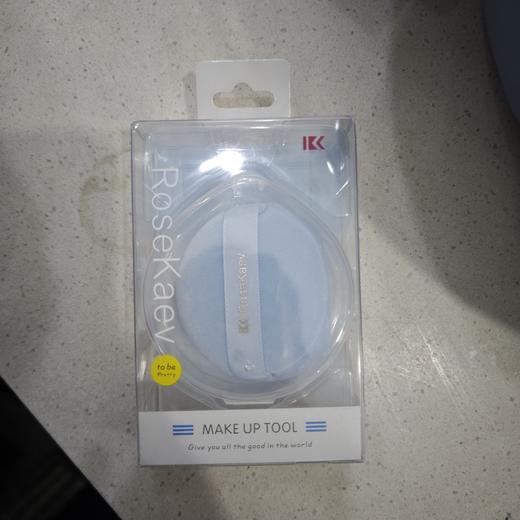 露丝卡文时尚芭莎半球形定妆粉扑珍珠绒 商品图0