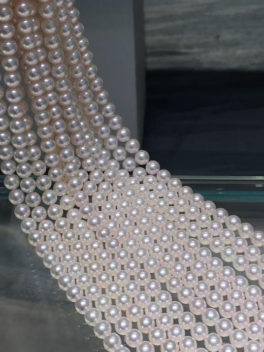 19.新货
7.5-8mmAkoya珍珠项链 圆 微瑕 珠光亮 约43cm S925银扣子 商品图2