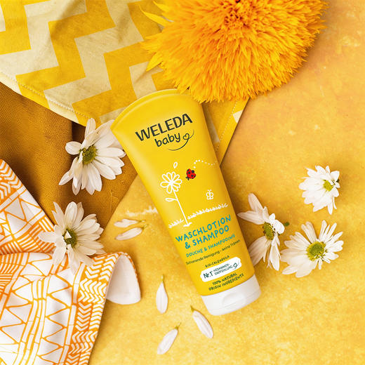 【菜鸟】Weleda维蕾德 金盏花婴儿洗发沐浴二合一乳液 无泪配方 200ml 商品图1
