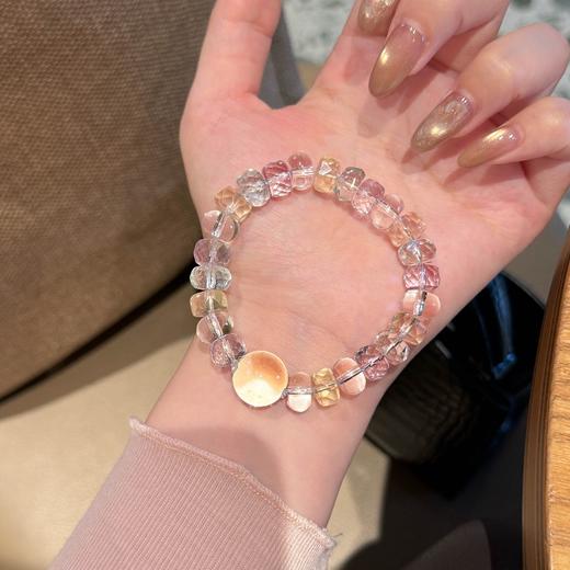 ARSIS｜晶石系列 净化开运·白水晶紫水晶串珠手链 商品图4