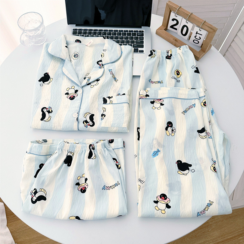 条纹企鹅三件套