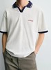 新款夏季男士翻领刺绣短袖文化衫休闲T恤夏季logo 商品缩略图1