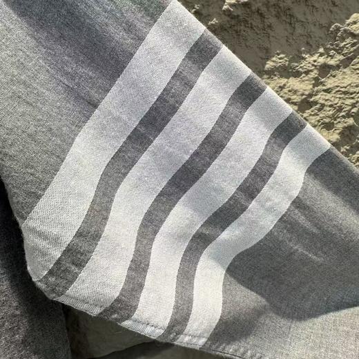 【xm1】情侣经典四道杠牛津纺长袖衬衫！！ 商品图3