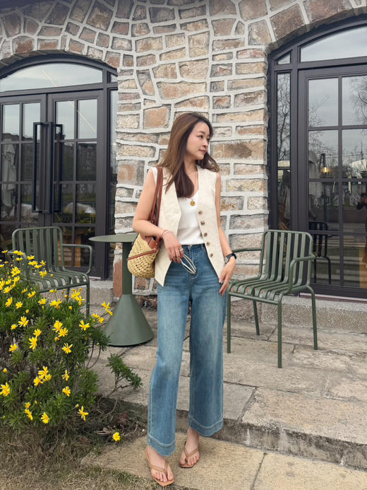 2604302   土耳其🇹🇷牛仔，9分阔腿牛仔裤 商品图2