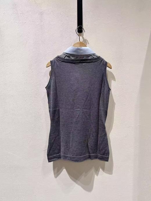 女款拼接polo领背心上衣hu 商品图1