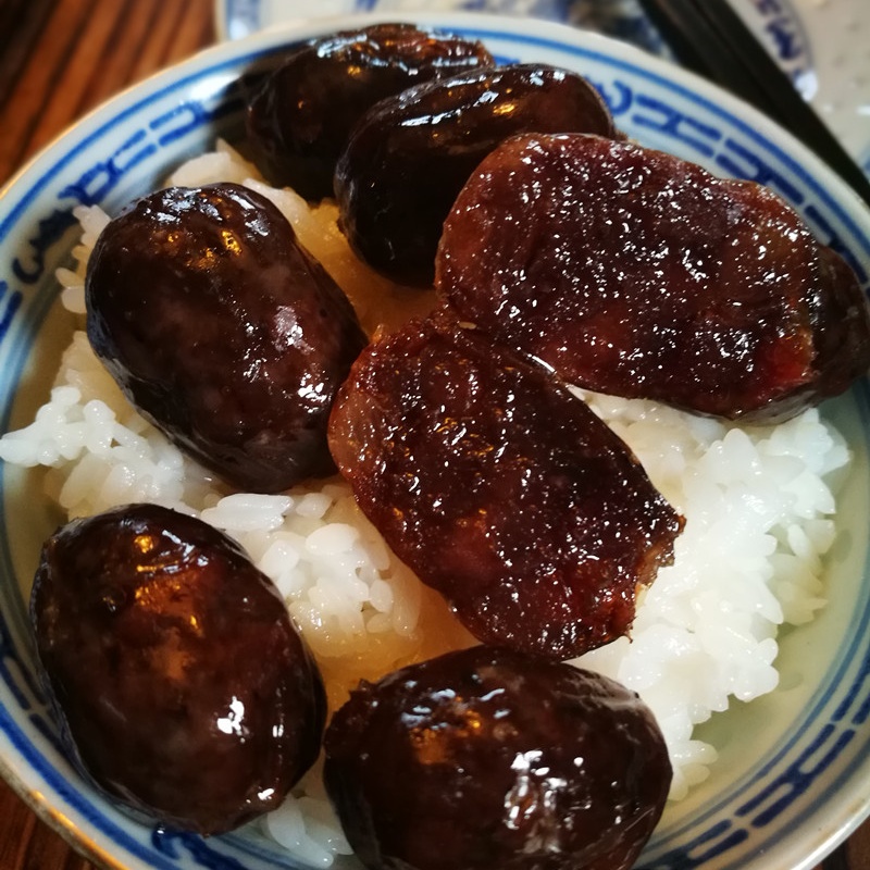 沈爷的宝贝 私人订制肥瘦5:5 香肠 爆浆酒香黑蒜小肉弹500g/包*2包 包邮