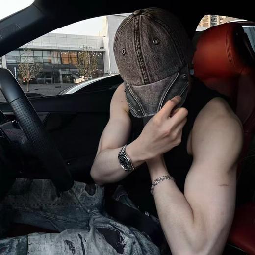 做旧牛仔棒球帽la 商品图3