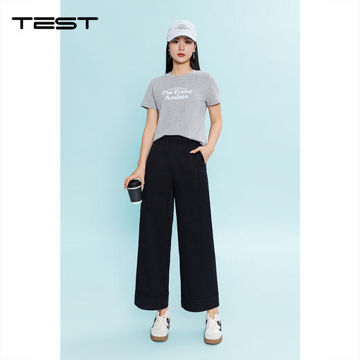 夏上新遮肉显瘦不挑身材百搭直筒休闲裤3262005 商品图1