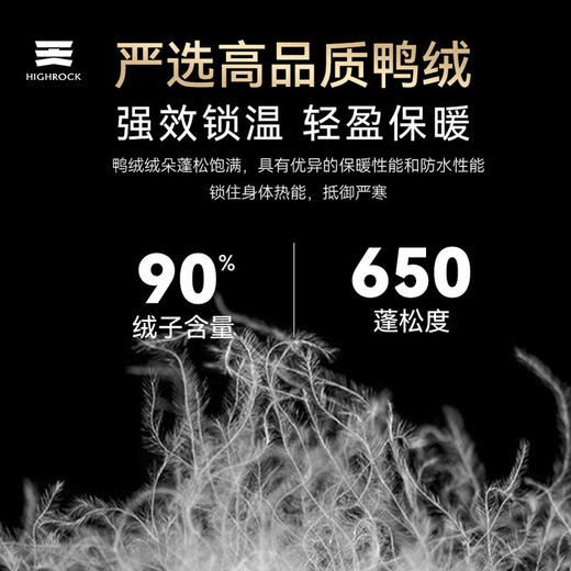 天石北极熊鸭绒成人单人信封便携式户外精致羽绒露营睡袋 商品图2