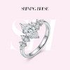 ShiningHouse[培育] 18k金钻石戒指 马眼形1克拉钻人工真钻人造钻石K金戒指时尚钻石戒指悦己送礼臻选【此商品不支持7天无理由退货退款】预计3日发货 商品缩略图0