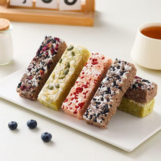 【奶盖涂层 + 酥软糕体】奶盖沙琪玛整箱伯牙绝弦玫瑰奥巧慕斯味网红零食糕点代餐散装.xb 商品图2