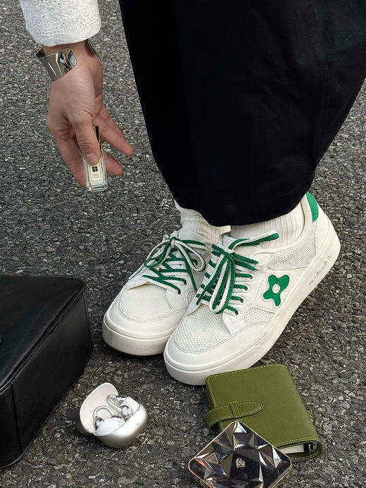 Pansy盼喜女鞋凉感透气轻便舒适加宽一脚蹬板鞋 商品图4