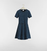 【预售】DR-SK 蓝色老花收腰连衣裙 商品缩略图0