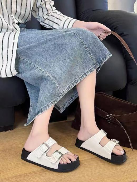 凯撒 真皮勃肯拖鞋KS1831 商品图3