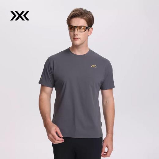 瑞士精工 山野轨迹文化夏吸湿速干抑菌男士防晒圆领短袖T恤 Z-15936 商品图5