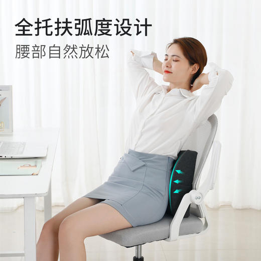 靠垫办公室记忆棉腰靠慢回弹汽车靠垫椅子腰枕新款新品亚马逊礼 品log 商品图1