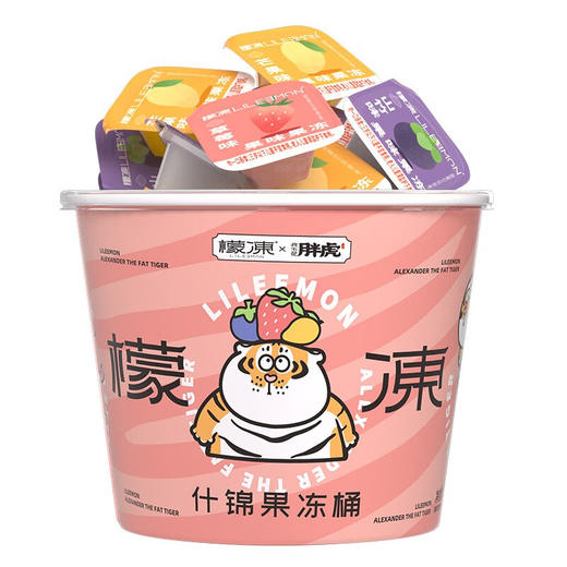 胖虎联名什锦果冻小桃桶（山竹味、芒果味、草莓味） 商品图5