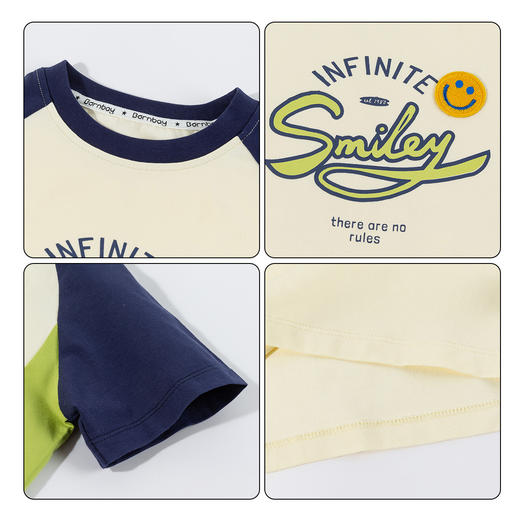 贝贝怡男童夏季新款短袖T恤 商品图11