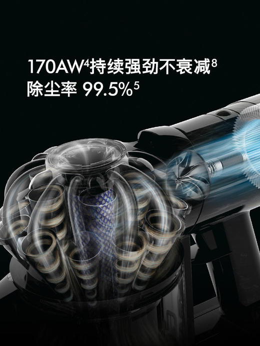 Dyson戴森 V10无线吸尘器家用大吸力除螨手持绿光 商品图1