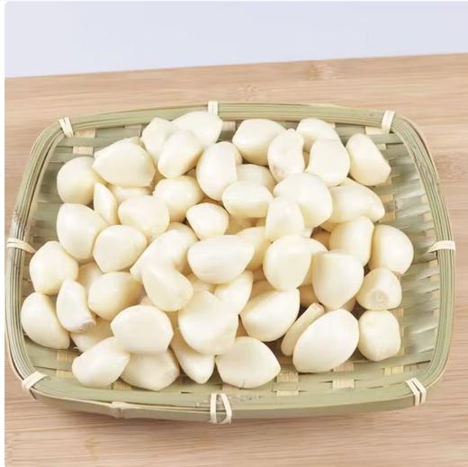 【QT】新鲜去皮蒜米 现剥现发蒜瓣 商品图0