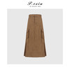 PanYiXiu/潘依绣100%亚麻工装风口袋侧开叉显瘦A字半身裙 W-63858 商品缩略图4