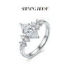 ShiningHouse[培育] 18k金钻石戒指 马眼形1克拉钻人工真钻人造钻石K金戒指时尚钻石戒指悦己送礼臻选【此商品不支持7天无理由退货退款】预计3日发货 商品缩略图1