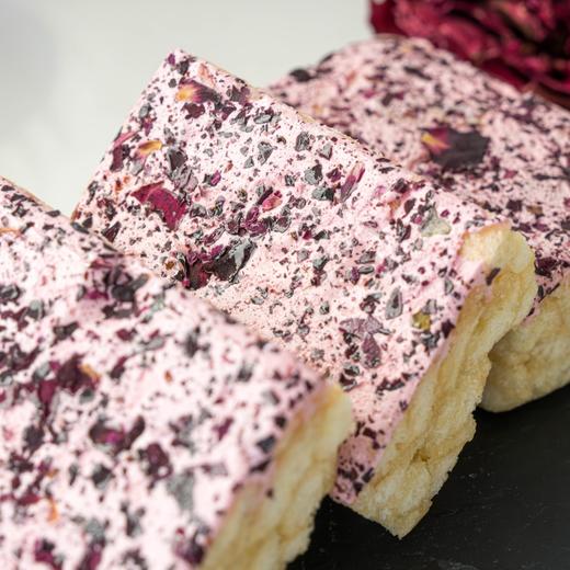 【斌哥优选】云南玫瑰奶盖沙琪玛，一口下去满满玫瑰花香，不油腻，奶盖+沙琪玛层次丰富 商品图1