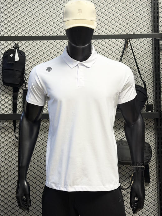 原单正品 DST迪桑特TRAINING系列男士短袖POLO衫，
颜色：黑色 白色
尺码：M L XL XXL XXXL 商品图0