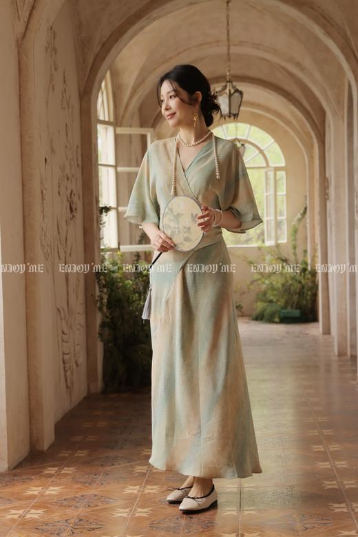 【门店同款】ENJOY夏季“游园戏梦”烟霞染一片式长裙 171143567 商品图6