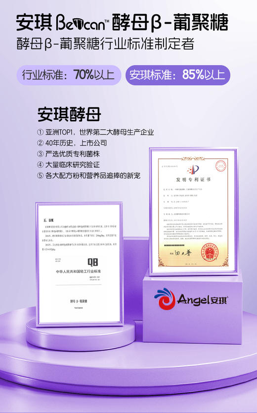 【新品上市】安琪纽特酵母β-葡聚糖接骨木莓特膳片 商品图2