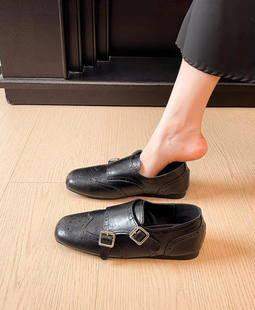 KAISER凯撒 英伦风巴洛克小皮鞋KS3918-1 商品图1