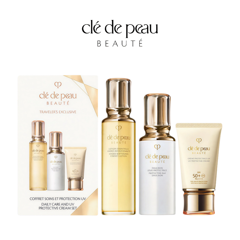 【礼盒礼袋】CPB/肌肤之钥 新版水乳防晒三件套（新版水170ml+新版日乳125ml +防晒50ml）