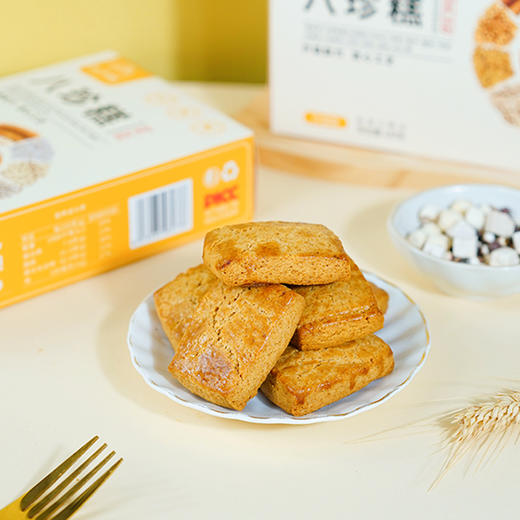 古方八珍糕 | 甄选经典八珍食材 巧妙配比坚持手工制作 金黄酥脆口感绵密 营养美味健康好糕点 独立小包装开袋即食 糕点 商品图8
