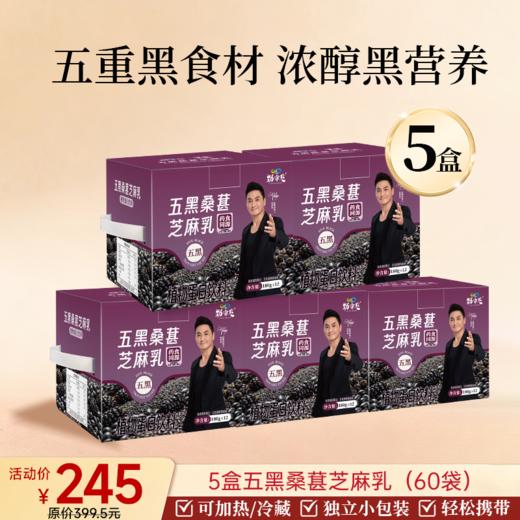 新品上市 五黑桑葚芝麻乳  180克/袋   12袋/盒 商品图2