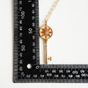 【95新】Tiffany & Co.蒂芙尼大号玫瑰金镶单钻雏菊钥匙长项链 链长约92cm女士070426NJS08 商品缩略图1