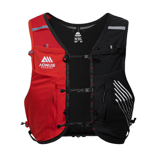 奥尼捷 champion系列•越野跑背包10L-黑红「送水壶或杖包」 商品图0