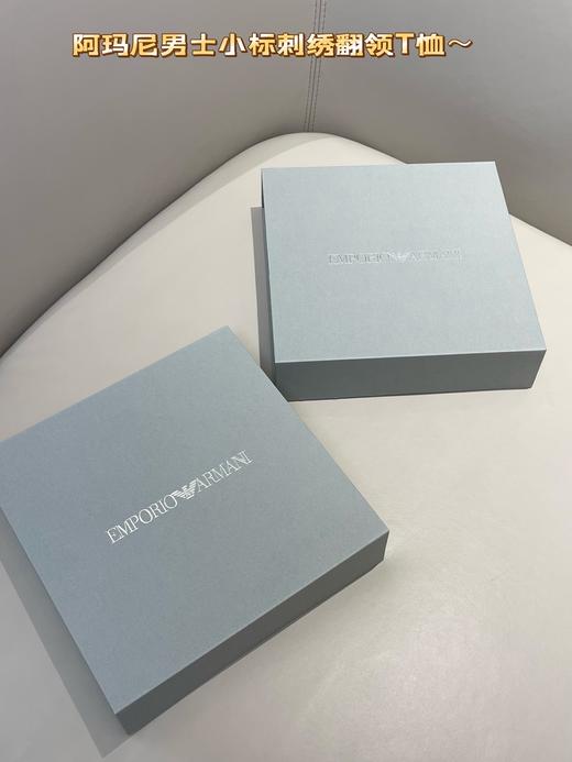 纯元‼️26新款阿玛*男士小标刺绣翻领T恤～（售后时间：签收3天内，不合适及时申请） 商品图12