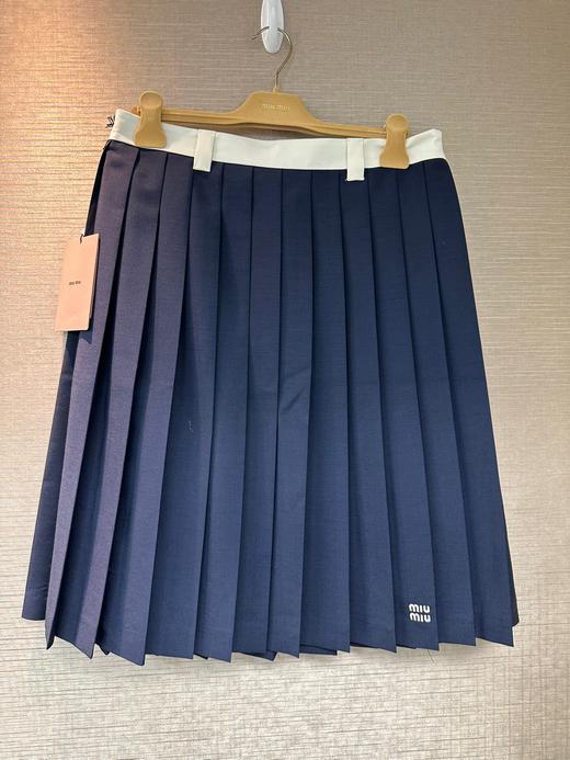 女款拼色百褶裙短裙la017 商品图0