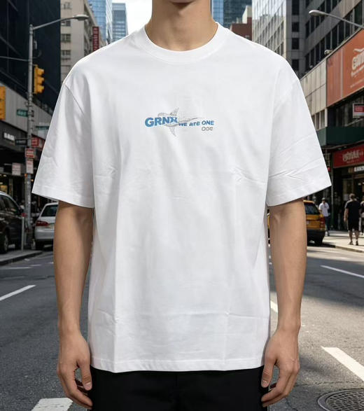 XY/贵人鸟男圆领短袖舒适百搭男运动T恤男宽松纯棉上衣T1252127 商品图1