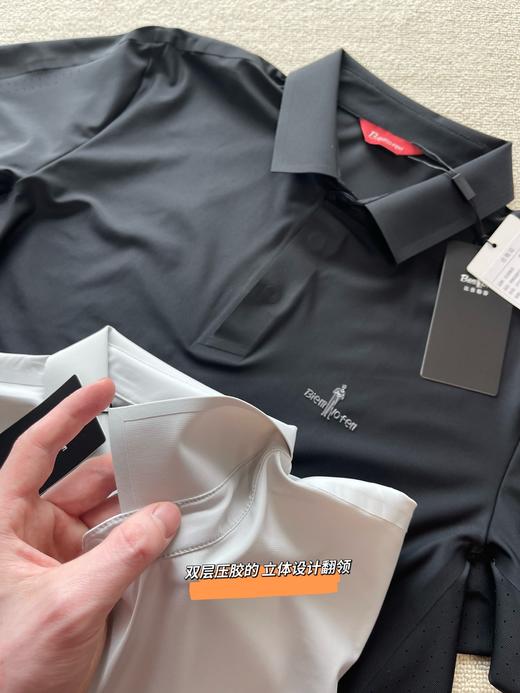 点此购买 比音勒芬夏季男士户外运动休闲短袖POLO衫 yw 344919 商品图5