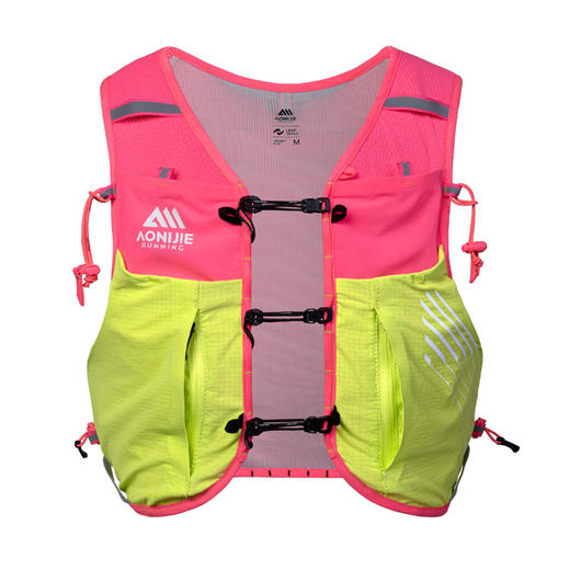 奥尼捷 champion系列•越野跑背包10L-粉柚青芒「送水壶或杖包」 商品图0