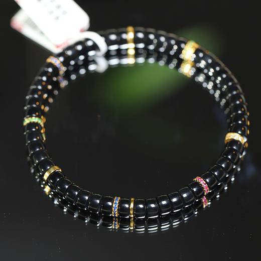 ² 【男姐同款情侣款手串】和田玉多宝手串 6mm/墨玉手串6mm/新疆白玉手串 6mm 【24小时鉴赏期】 HM02-CRMM-WSXD 【和田玉籽料】 商品图2