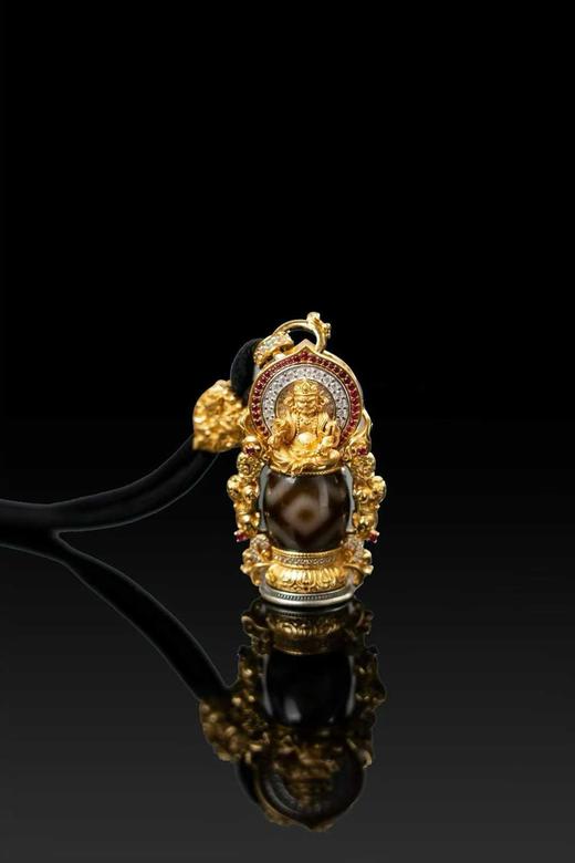 银镀金财神项链 商品图0