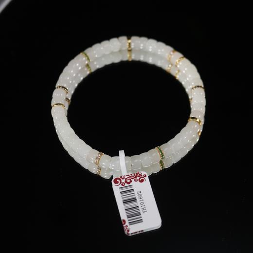 ² 【男姐同款情侣款手串】和田玉多宝手串 6mm/墨玉手串6mm/新疆白玉手串 6mm 【24小时鉴赏期】 HM02-CRMM-WSXD 【和田玉籽料】 商品图1