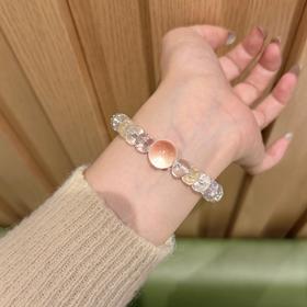 ARSIS｜晶石系列 净化开运·白水晶紫水晶串珠手链